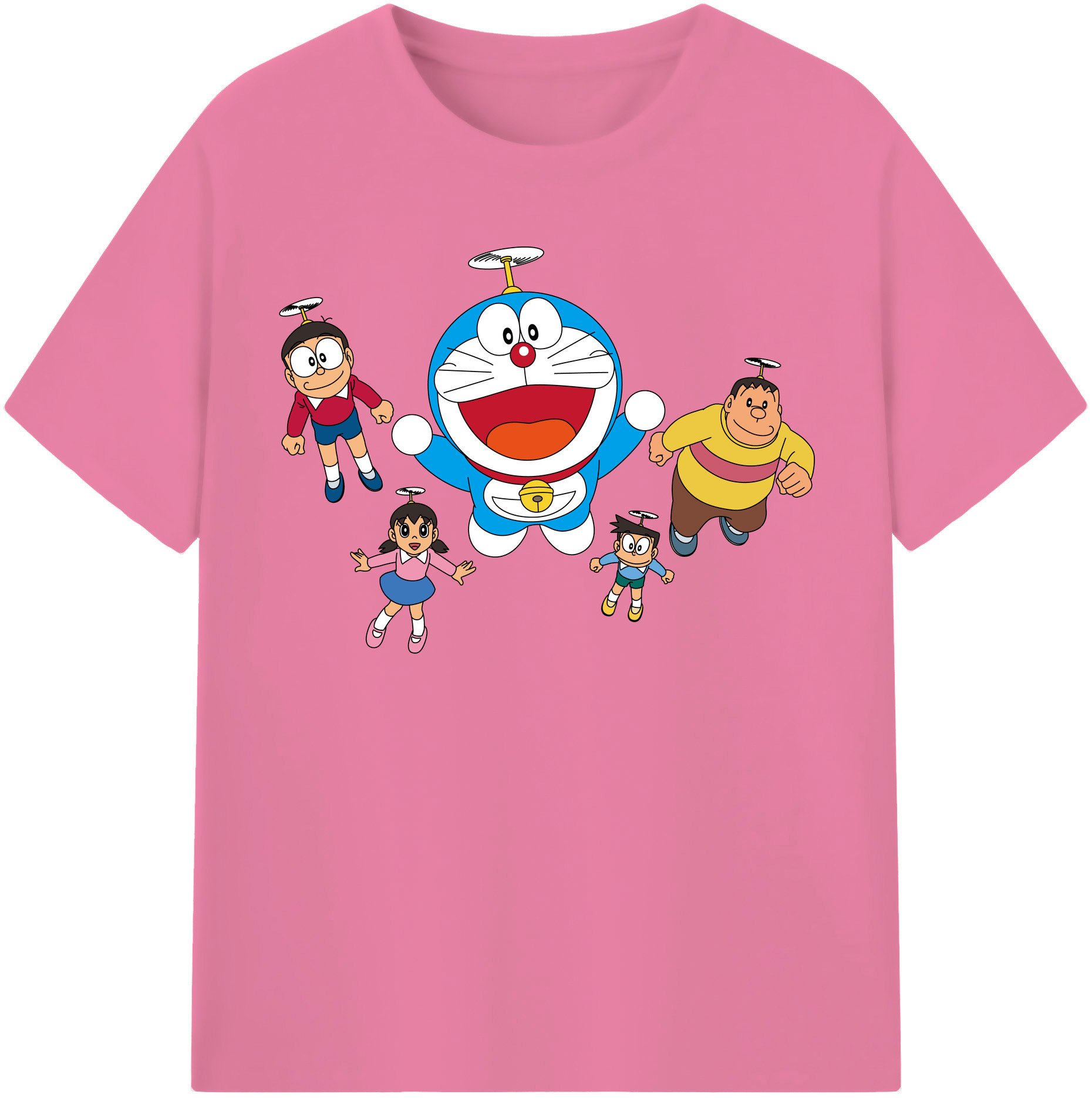 （画像用） ドラえもん 骨川 スネ夫 Doraemon Honekawa Suneo 綿100％半袖Tシャツ（フロントプリント）